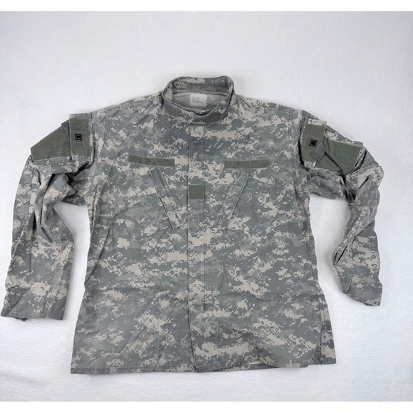 UNICOR Other - UNICOR Army Combat Uniform ACU Coat Digital Camo UCP Ripstop Large Long Jacket